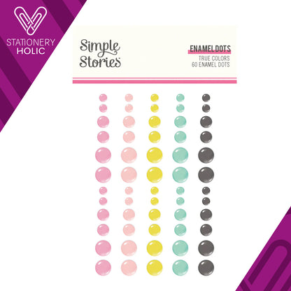 Simple Stories - Enamel Dots - True Colors