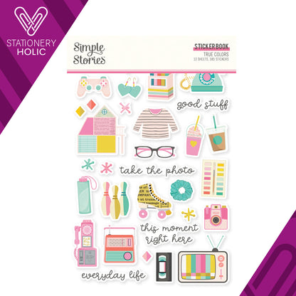 Simple Stories - Sticker Book - True Colors