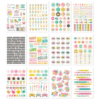 Simple Stories - Sticker Book - True Colors