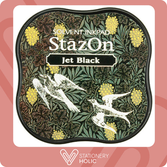 Tsukineko - Almohadilla de Tinta Midi Stazon - Jet Black