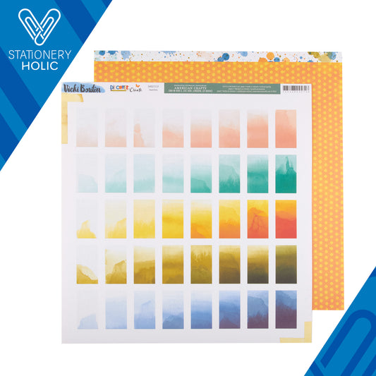 Vicky Boutin - Hoja de Papel 12 x 12 - Discover + Create - Swatches