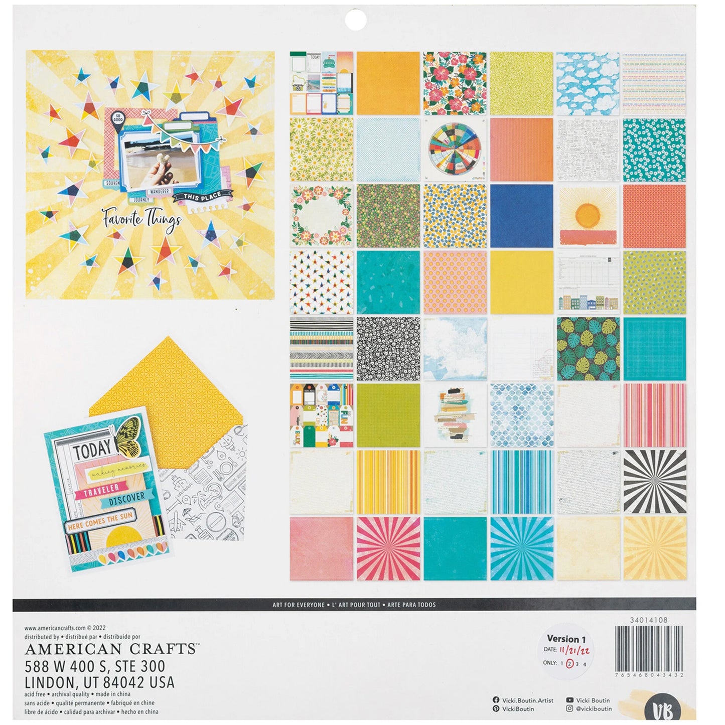 Vicky Boutin - Bloc Papel 12 x 12 - Where To Next?