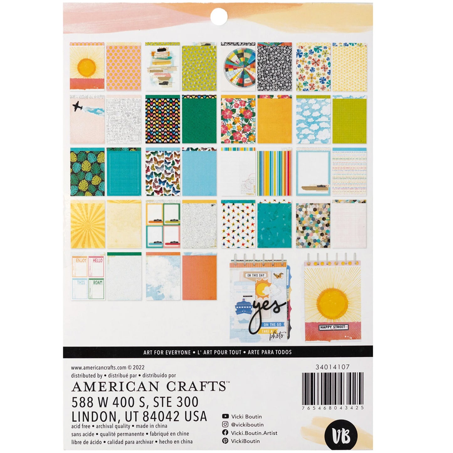 Vicky Boutin - Bloc Papel 6 x 8 - Where To Next?