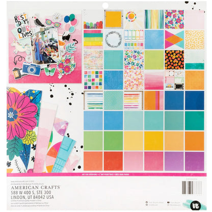 Vicki Boutin - Bloc Papel 12 x 12 - Bold & Bright