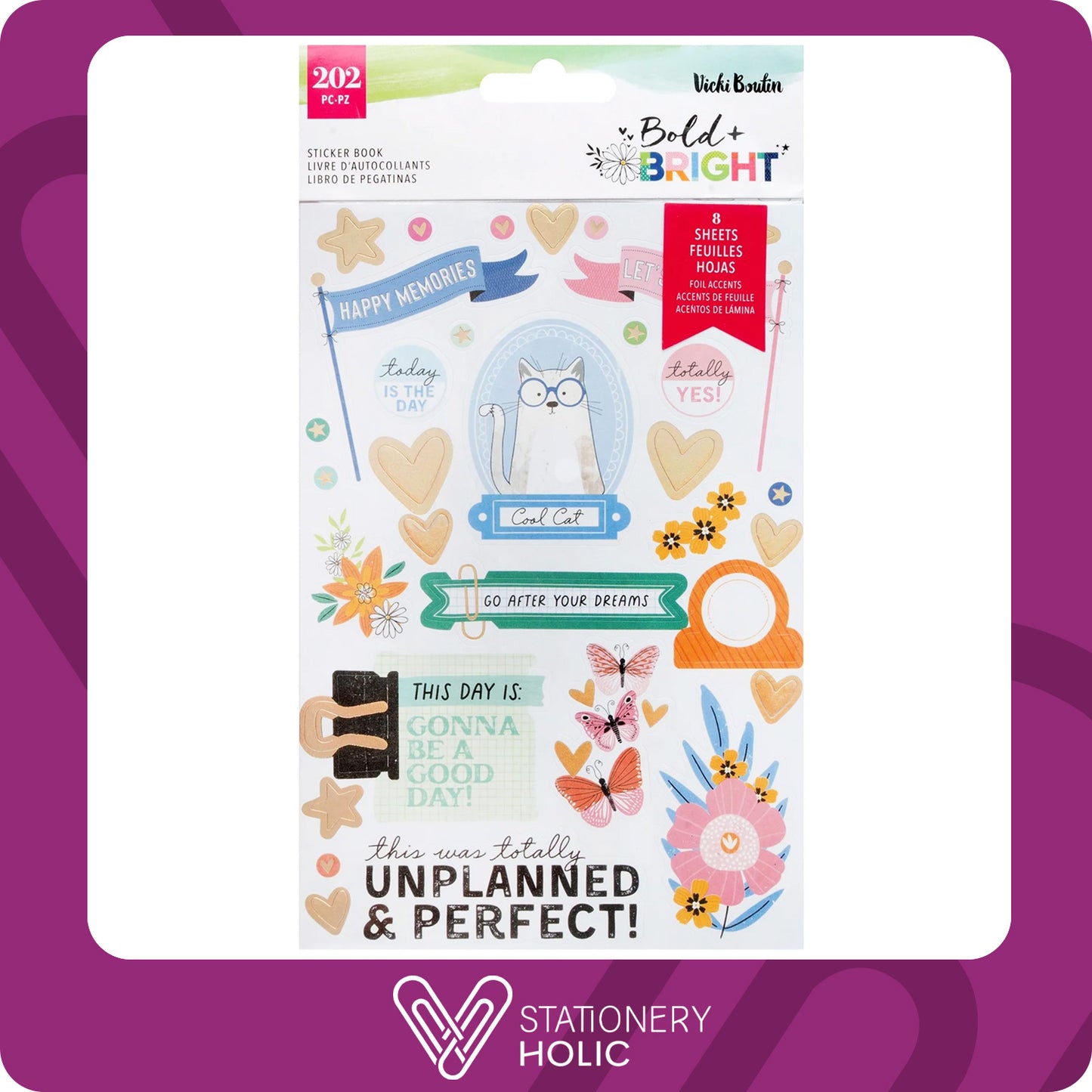 Vicki Boutin - Sticker Pad - Bold & Bright