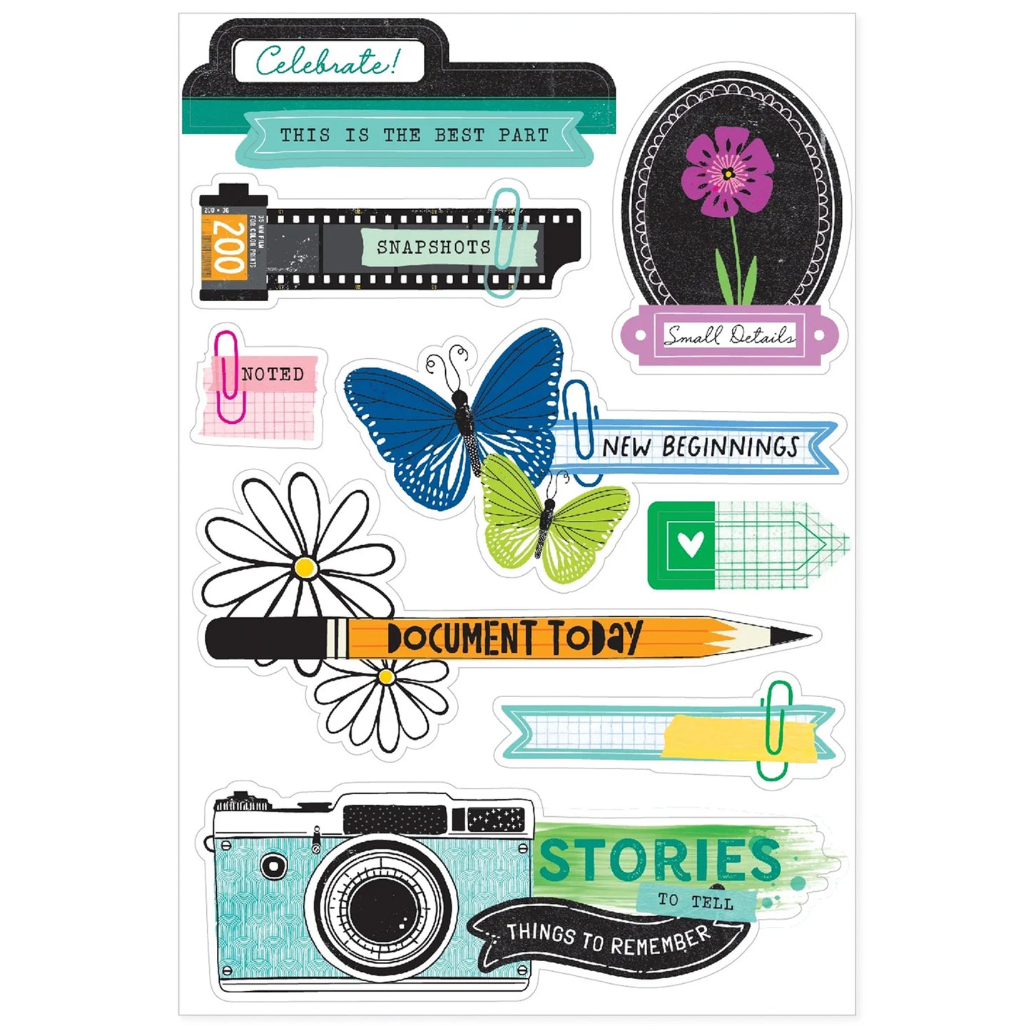 Vicki Boutin - Sticker Pad - Bold & Bright