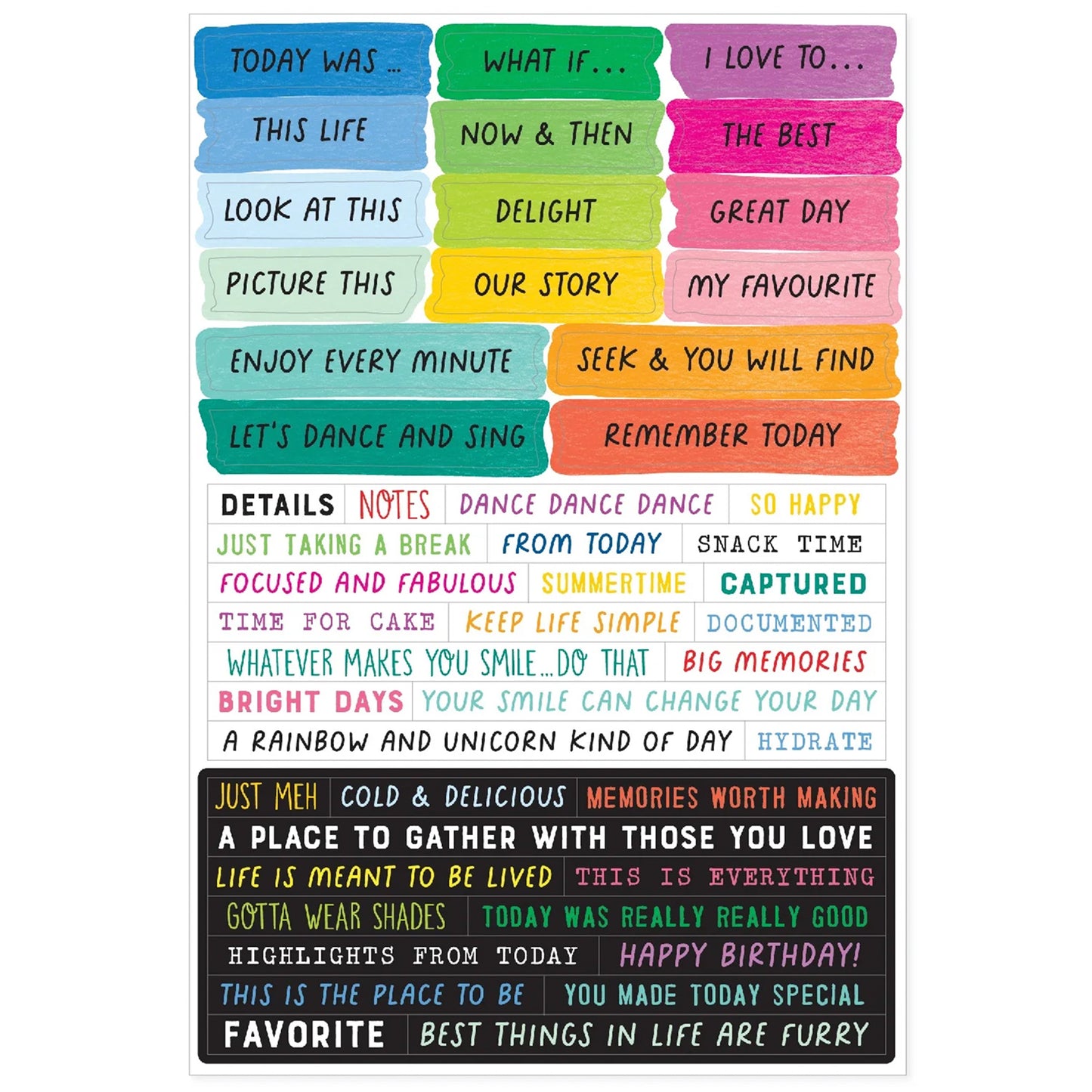 Vicki Boutin - Sticker Pad - Bold & Bright