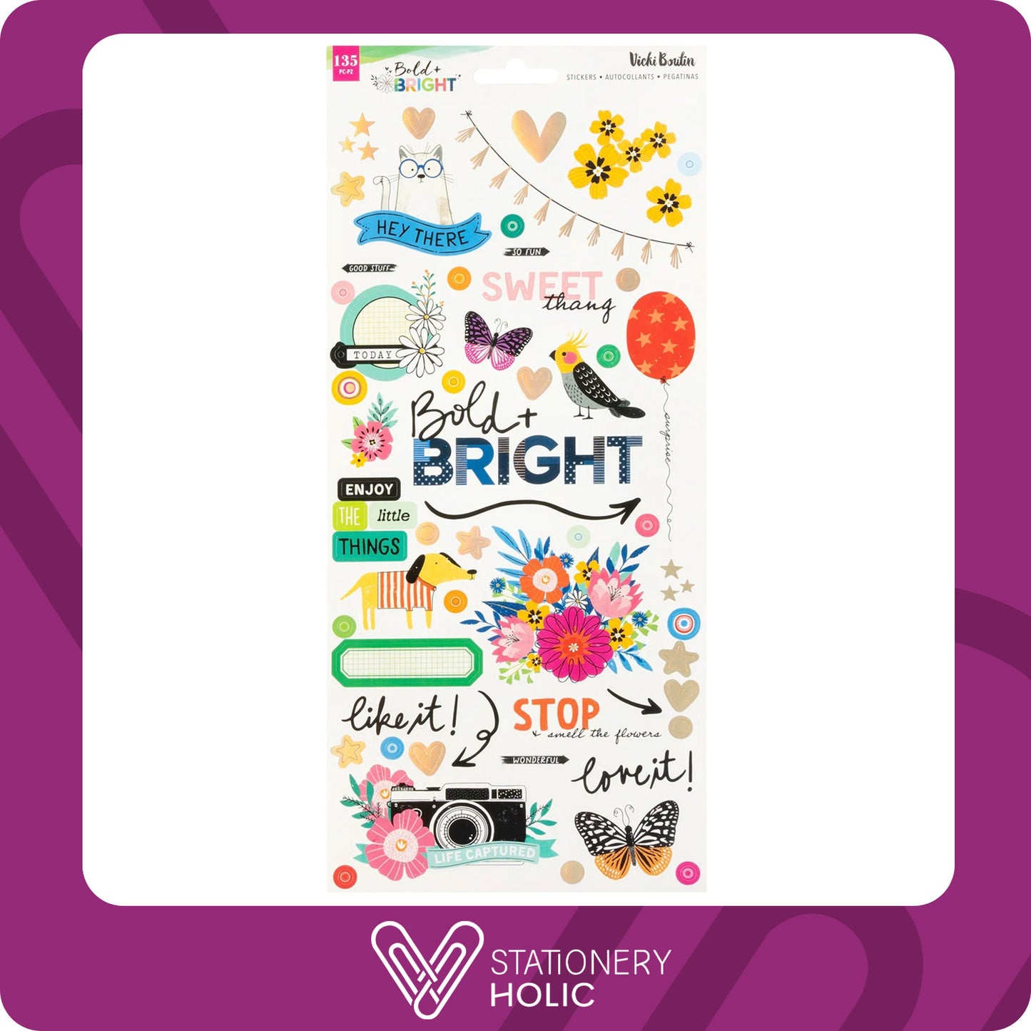Vicki Boutin - Stickers 6 x 12 - Bold & Bright