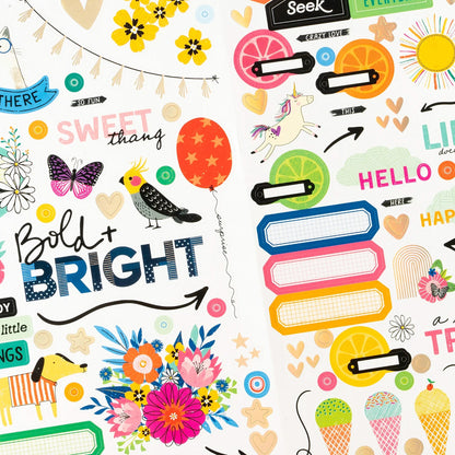 Vicki Boutin - Stickers 6 x 12 - Bold & Bright