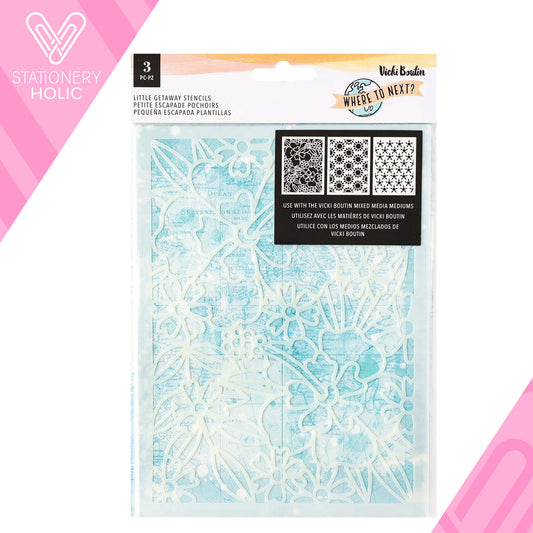 Vicki Boutin - Set de Stencils - Where To Next?