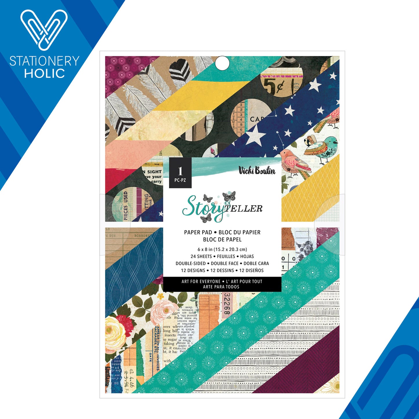 Vicky Boutin - Bloc Papel 6 x 8 - Storyteller