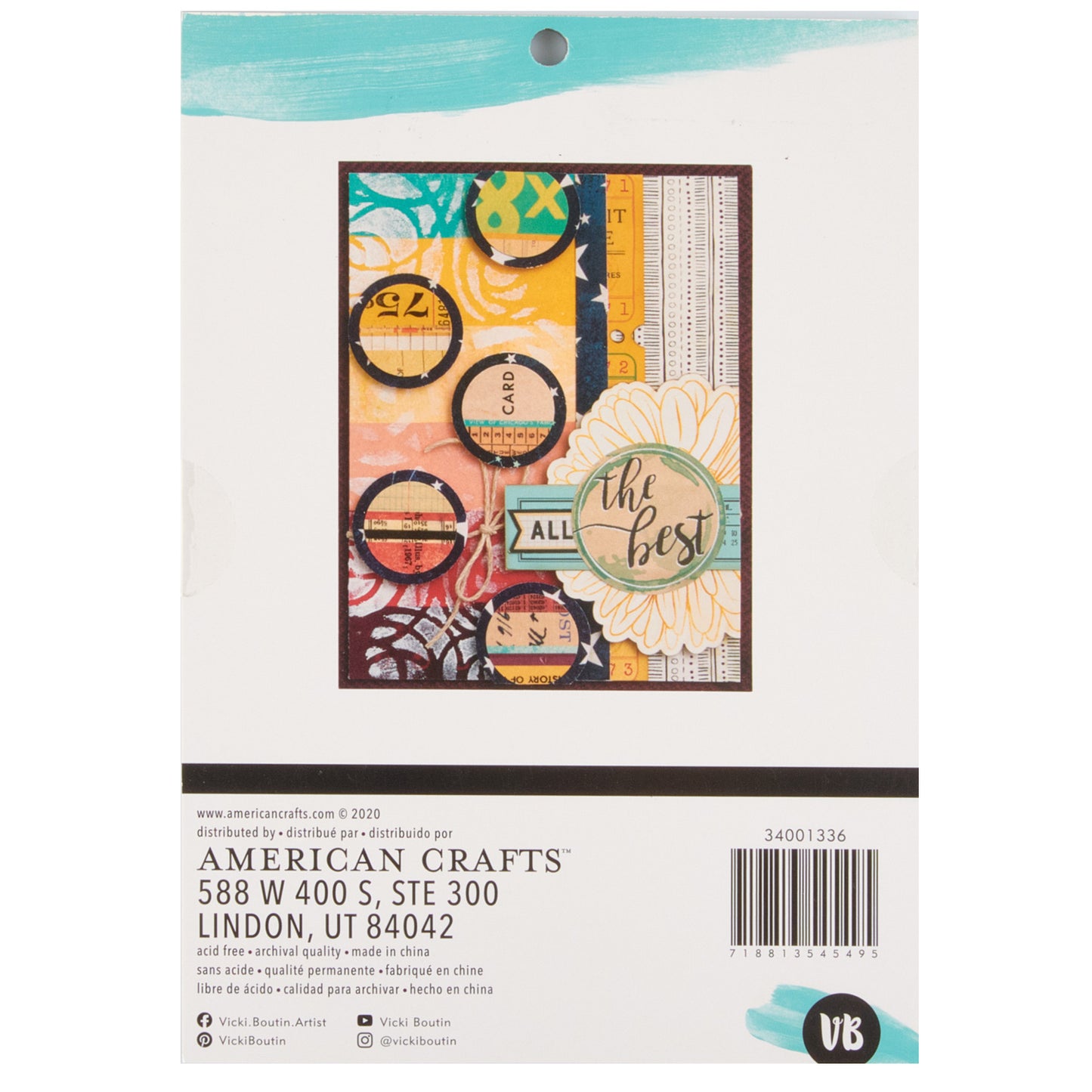 Vicky Boutin - Bloc Papel 6 x 8 - Storyteller