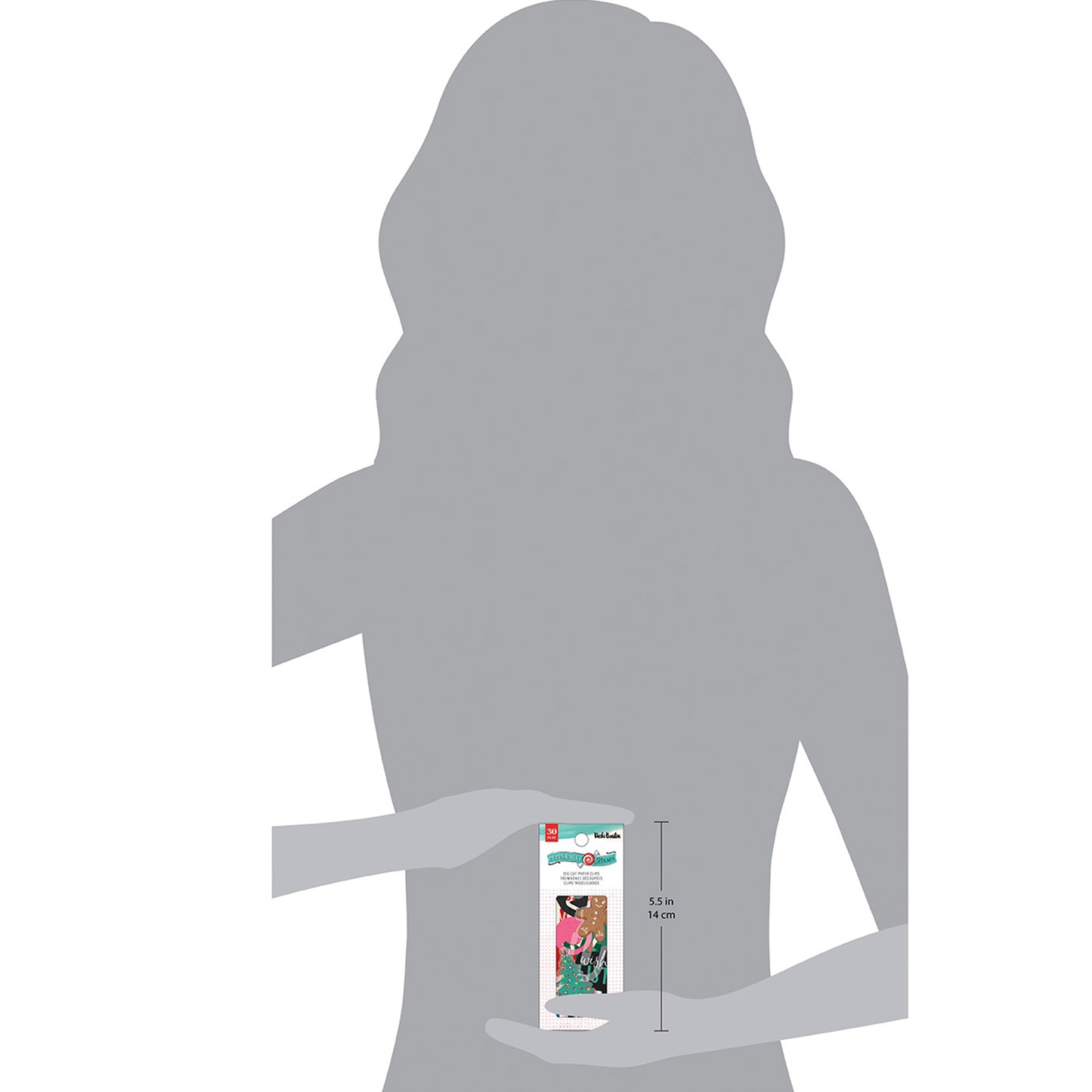 Vicky Boutin - Clips en Acetato y Cartoncillo - Peppermint Kisses