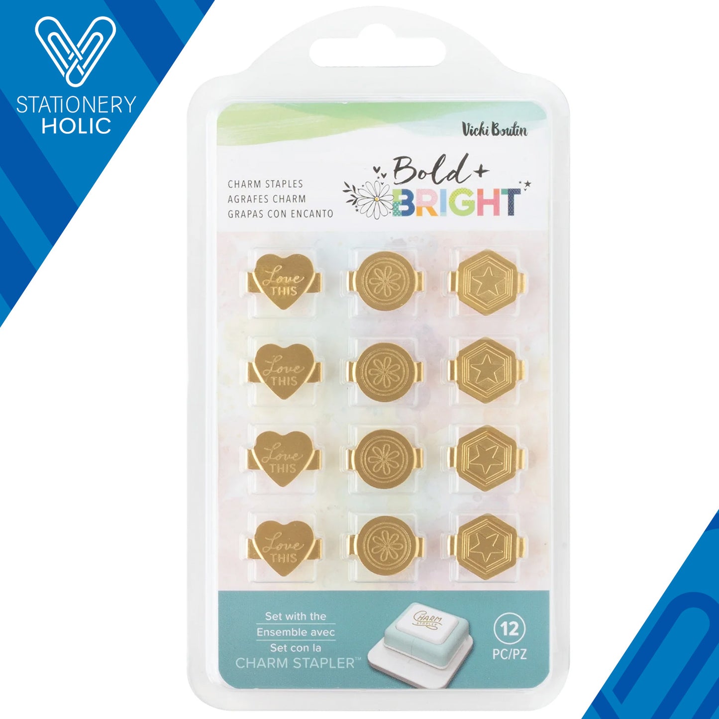 Vicky Boutin - Grapas Decorativas - Bold + Bright