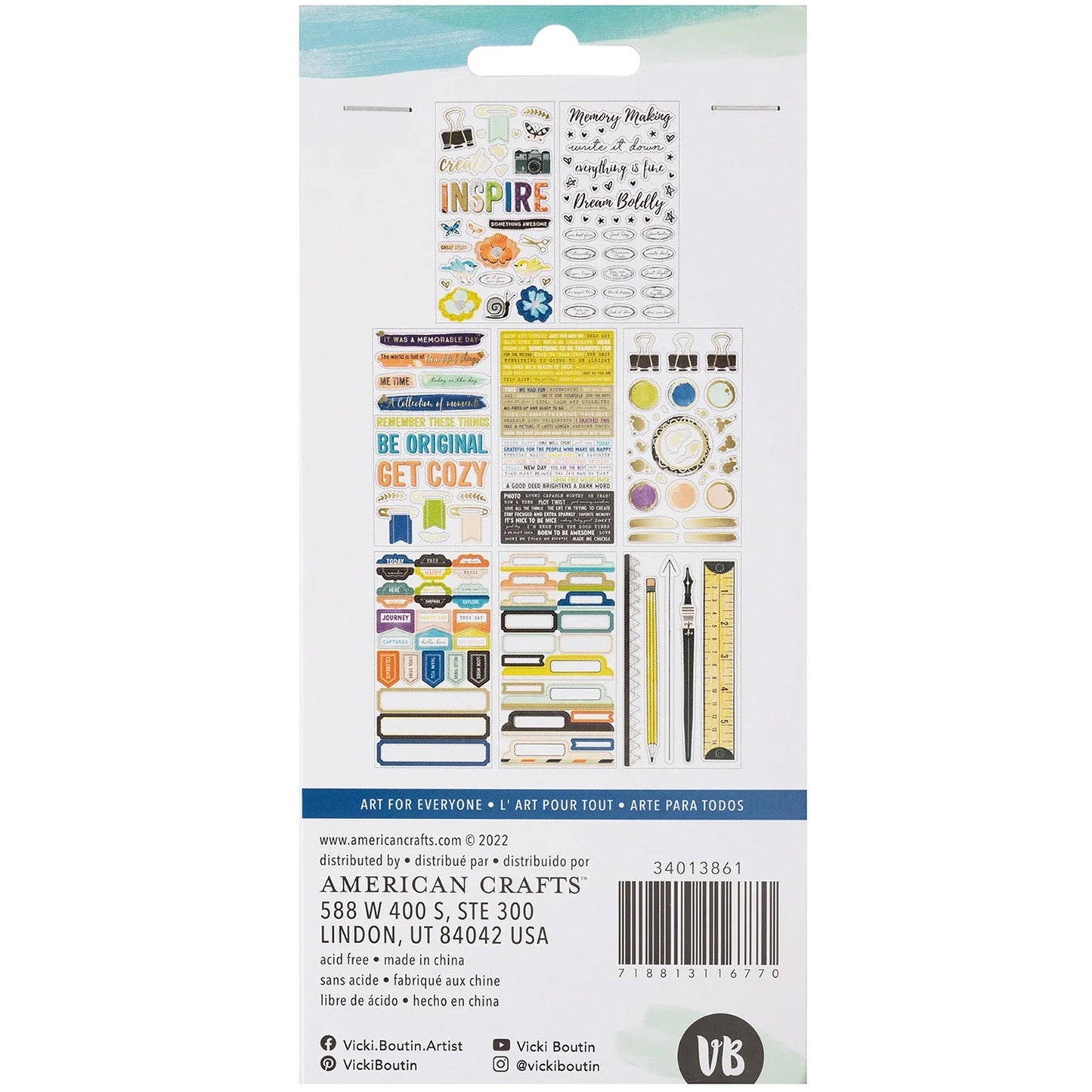 Vicky Boutin - Sticker Pad - Print Shop