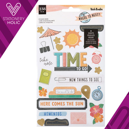 Vicky Boutin - Sticker Pad - Where To Next?