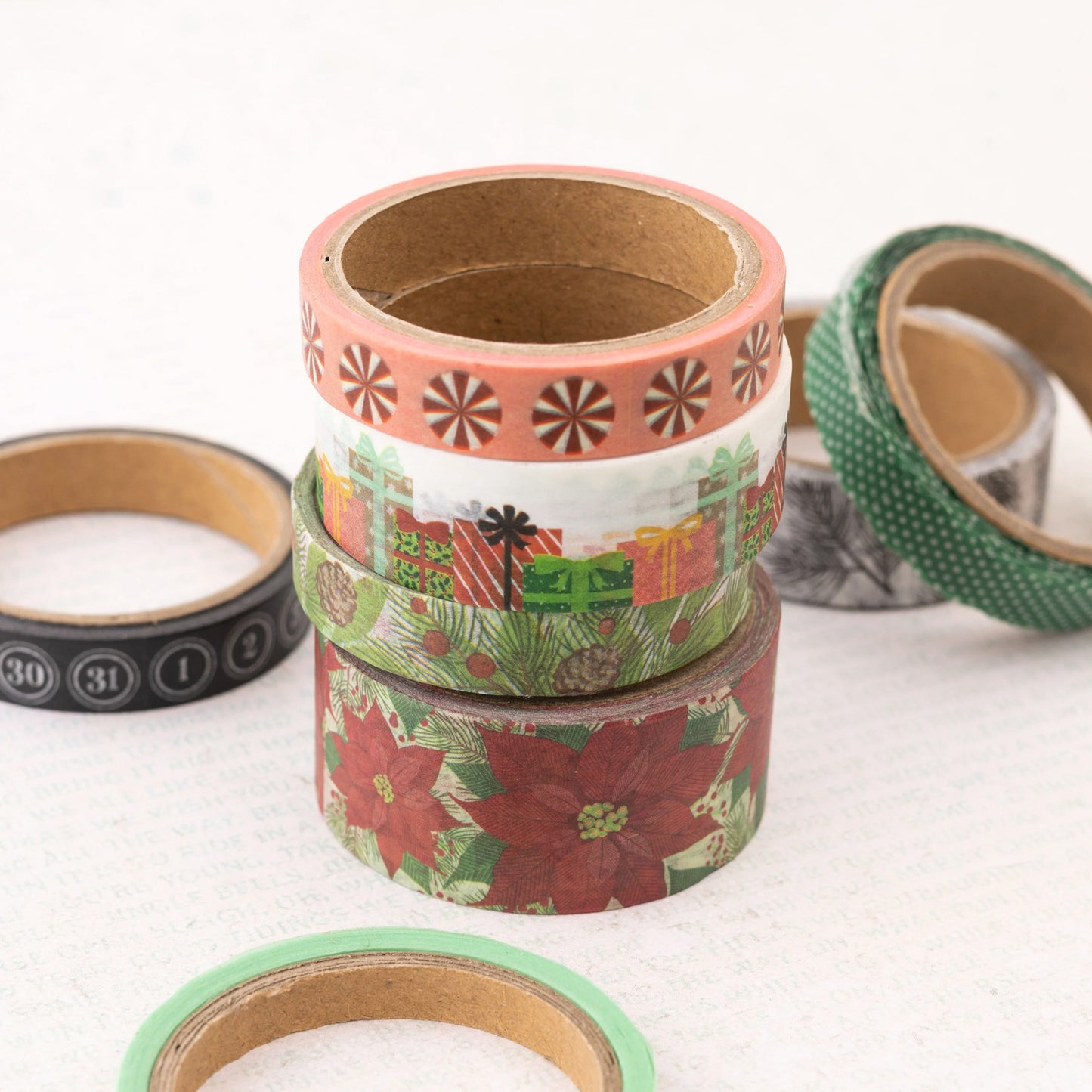 Vicky Boutin - Washi Box - Evergreen Holly