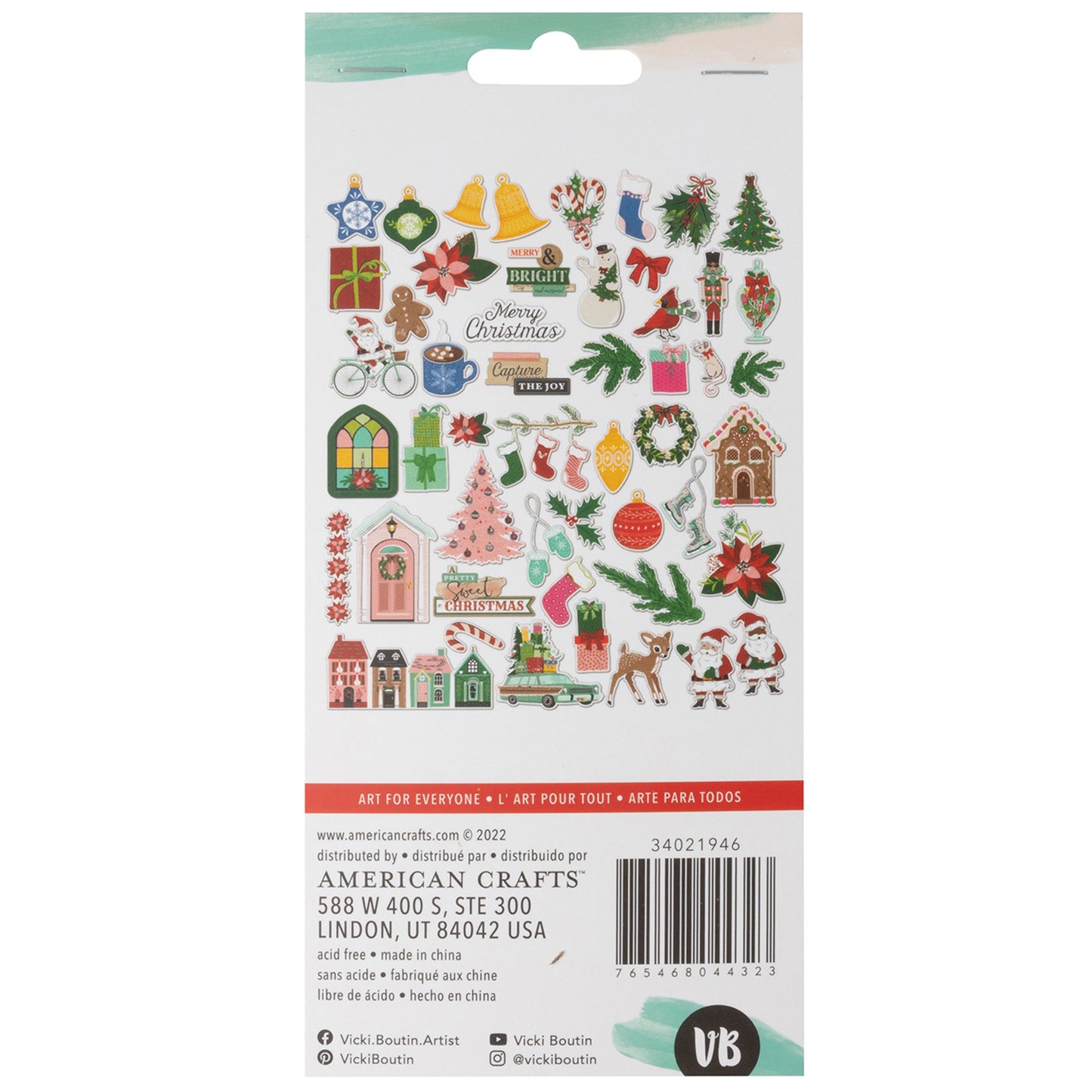 Vicky Boutin - Ephemera Icons - Peppermint Kisses