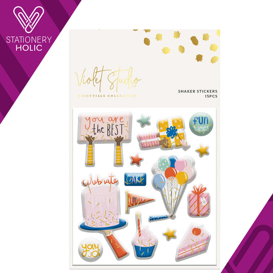 Violet Studio - Shaker Stickers - Celebrate