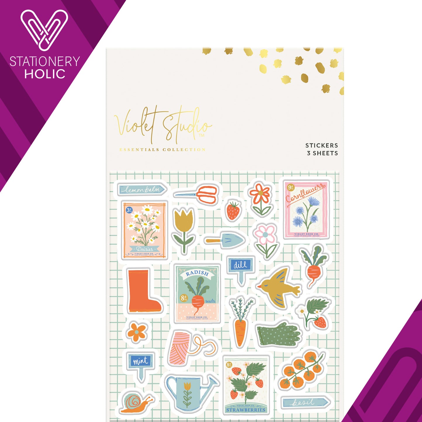 Violet Studio - Stickers - Garden Party