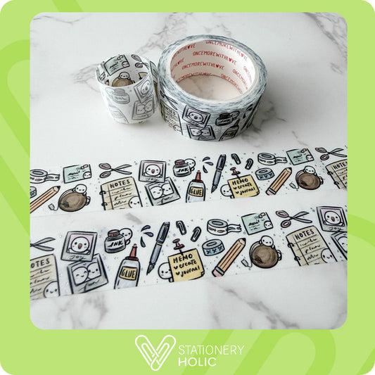Once More With Love - Washi Tape 18mm - Stationery Supplies