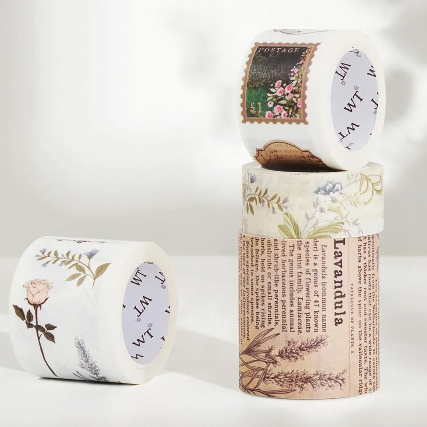 The Washi Tape Shop - Washi Tape Sticker Set - Petals & Parchment