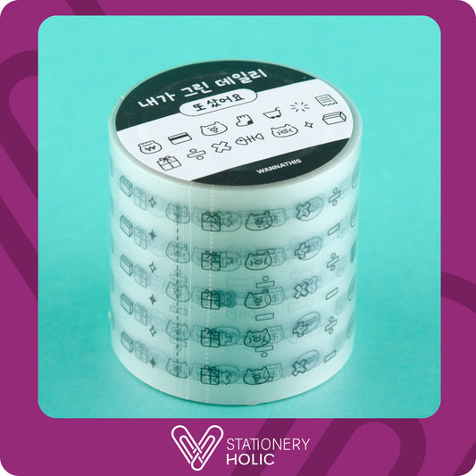 Wannathis - Sticker Roll Pet - Money
