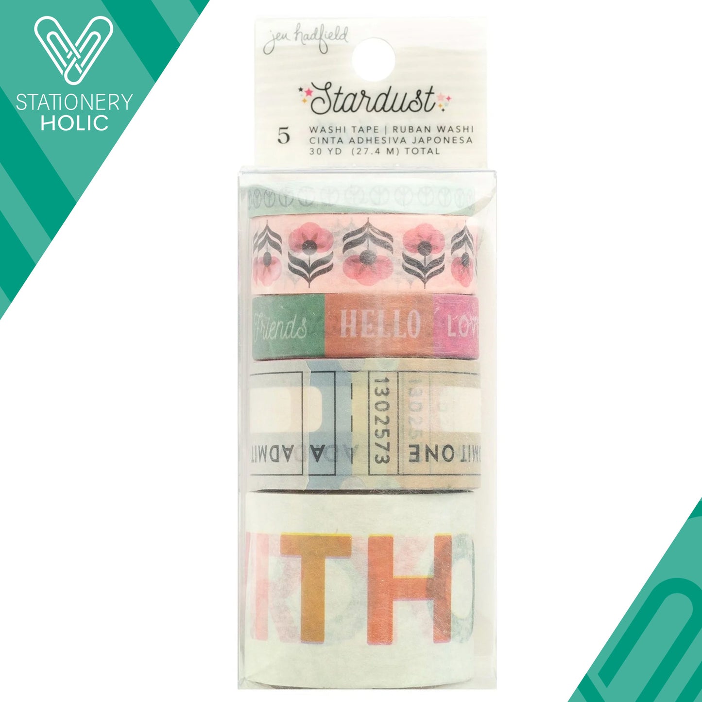 Jen Hadfield - Washi Box - Stardust Love