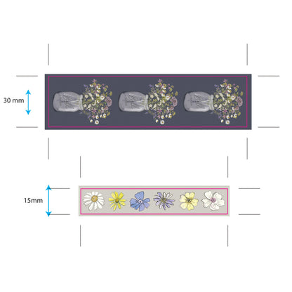 Craft Consortium - Washi Set - Wildflower Meadow