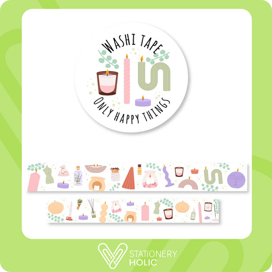 Only Happy Things - Washi 15 mm - Home Scents