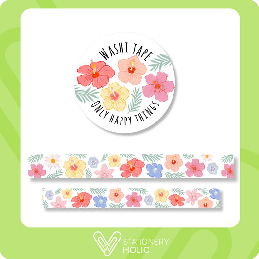 Only Happy Things - Washi 15 mm - Island Bloosoms