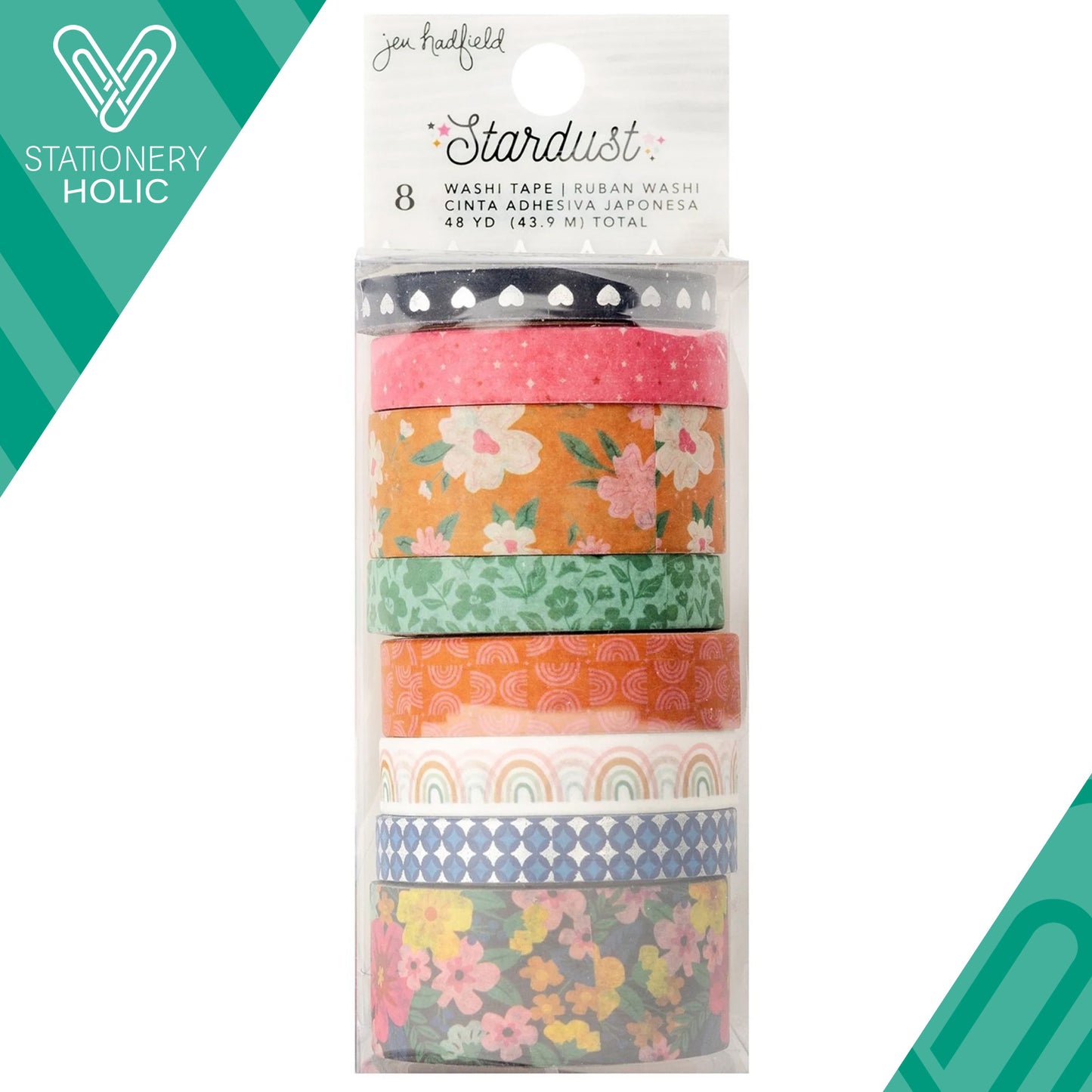 Jen Hadfield - Washi Box - Stardust Flowers