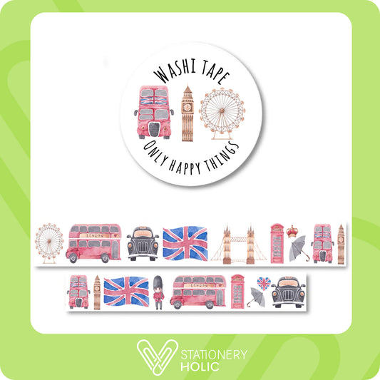 Only Happy Things - Washi 20 mm - Let's Go London