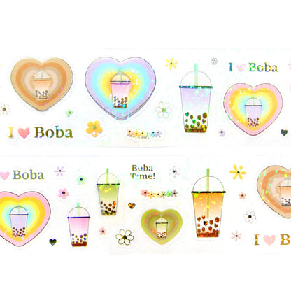 Simply Guilded - Pet Stickers - I Love Boba