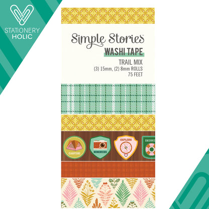 Simple Stories - Washi Box - Trail Mix