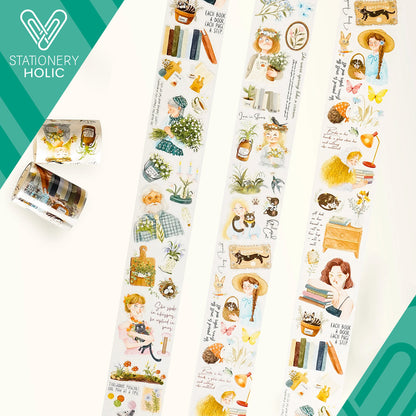 The Washi Tape Shop - Washi o PET Stickers S - Cozy Hour Washi