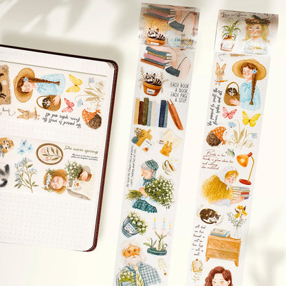 The Washi Tape Shop - Washi o PET Stickers S - Cozy Hour Washi