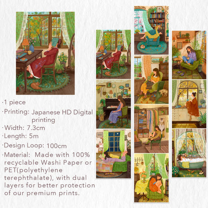 The Washi Tape Shop - Washi o PET Tape XL - Fleeting Moments