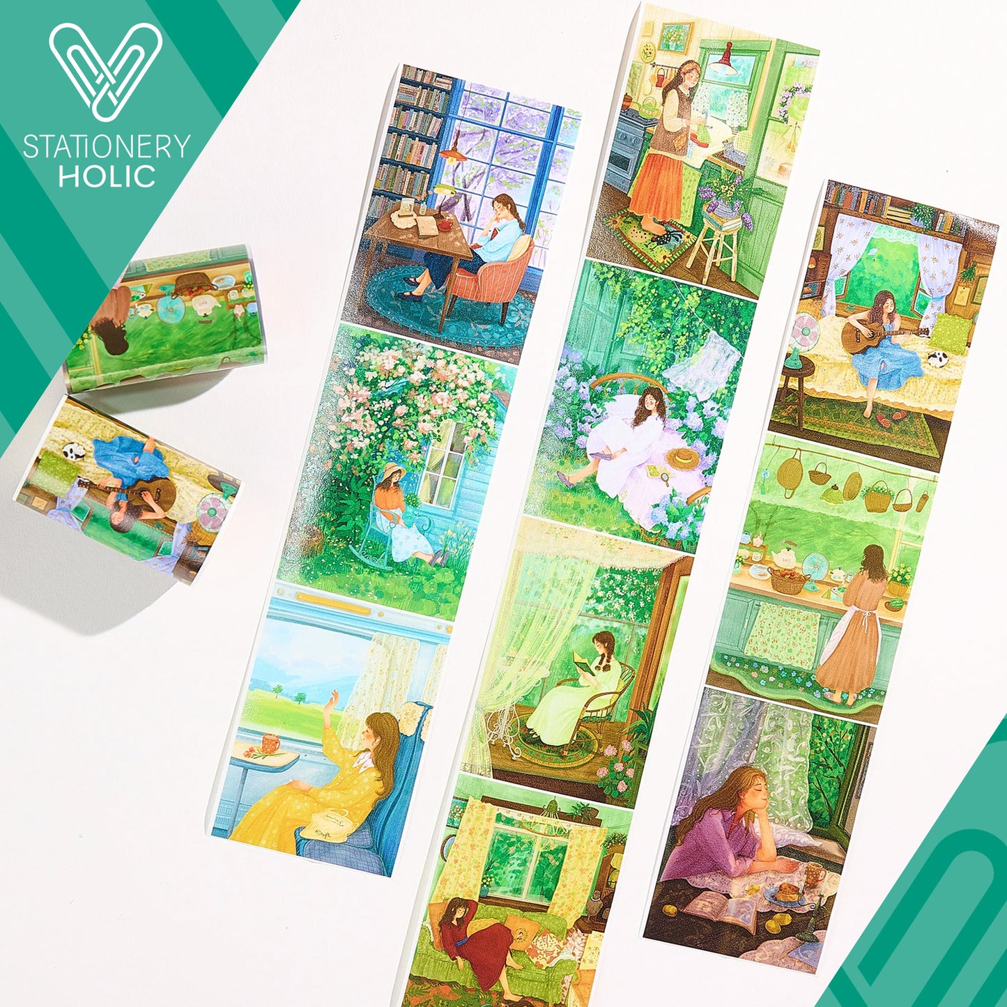 The Washi Tape Shop - Washi o PET Tape XL - Garden Daydreams