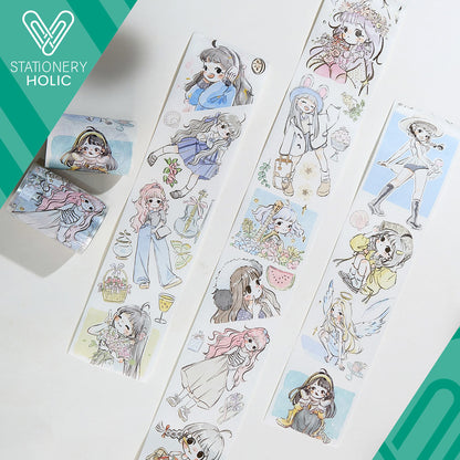 The Washi Tape Shop - Washi o PET Stickers M - Honey Sprout