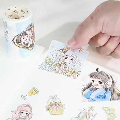 The Washi Tape Shop - Washi o PET Stickers M - Honey Sprout