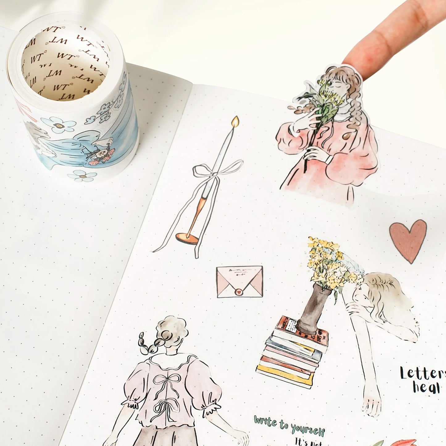 The Washi Tape Shop - Washi o PET Stickers S - Me Time