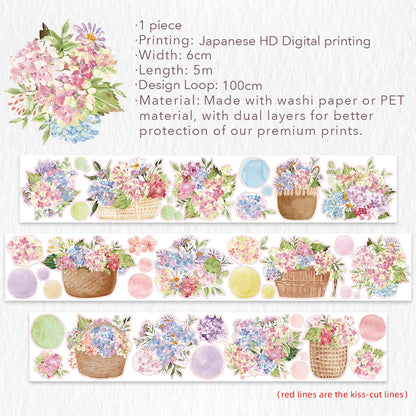 The Washi Tape Shop - Washi o PET Stickers WL - Perfumed Reveries Washi