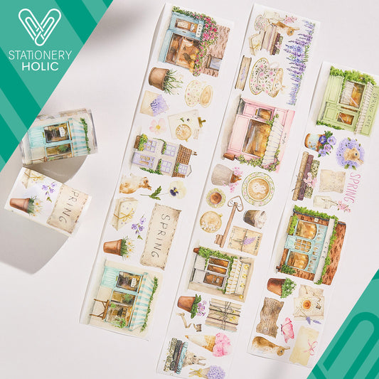 The Washi Tape Shop - Washi o PET Stickers L - Spring Café