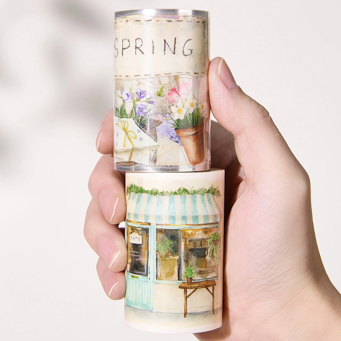 The Washi Tape Shop - Washi o PET Stickers L - Spring Café