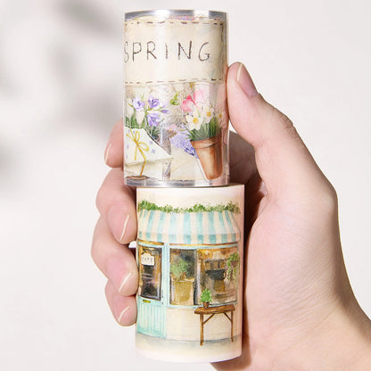 The Washi Tape Shop - Washi o PET Stickers L - Spring Café