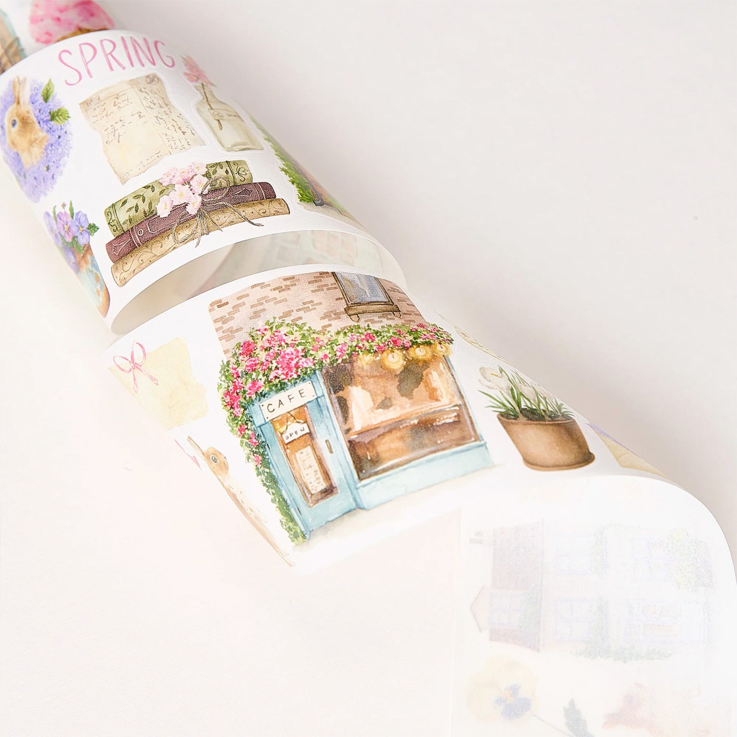 The Washi Tape Shop - Washi o PET Stickers L - Spring Café