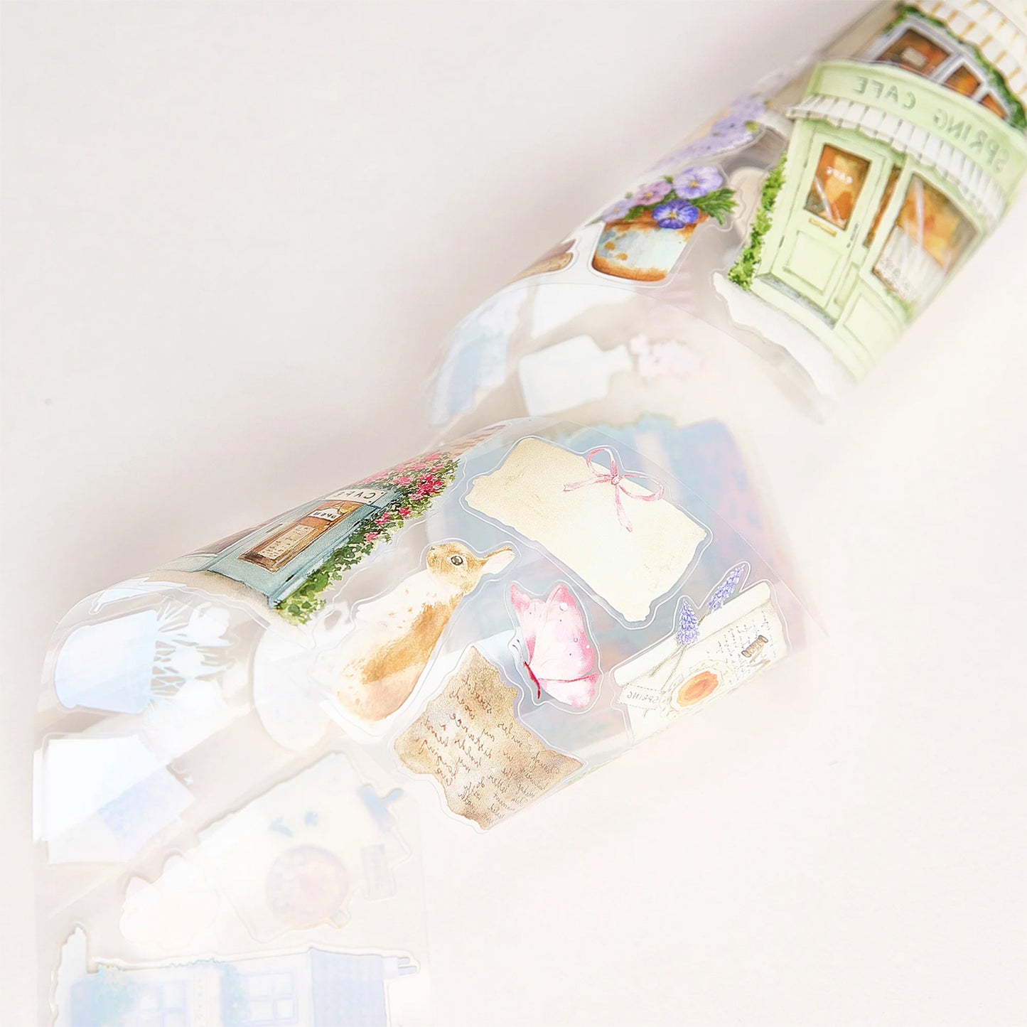 The Washi Tape Shop - Washi o PET Stickers L - Spring Café