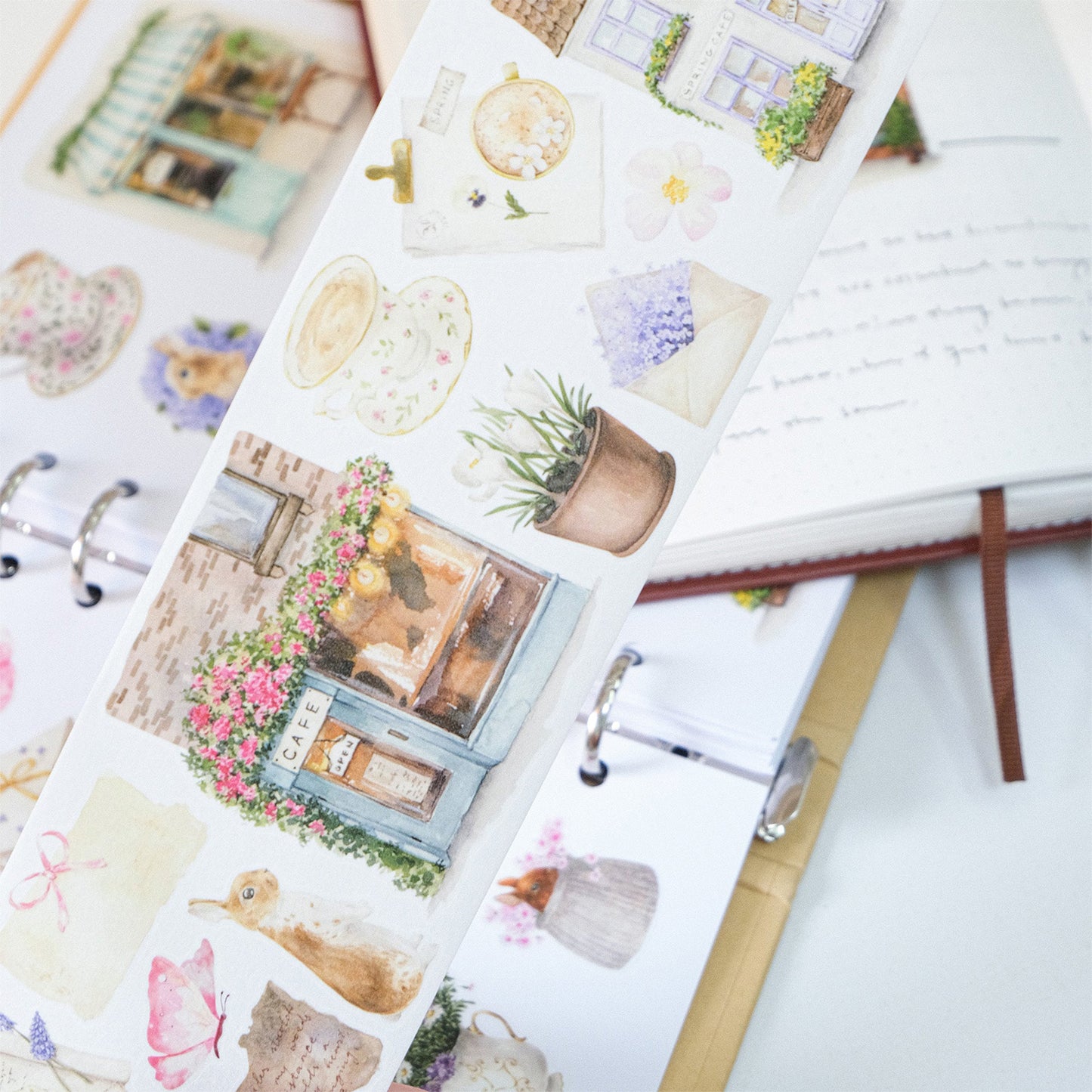 The Washi Tape Shop - Washi o PET Stickers L - Spring Café