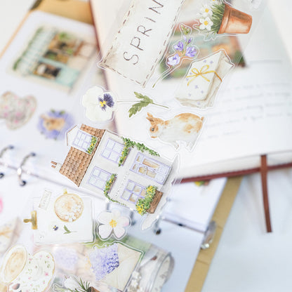 The Washi Tape Shop - Washi o PET Stickers L - Spring Café